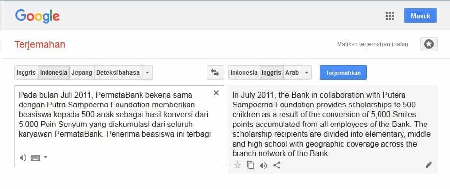 terjemahan bahasa inggris ke indonesia